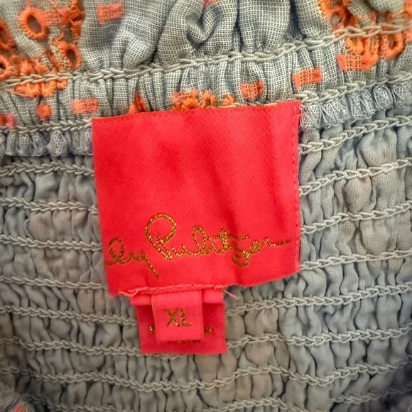 Lilly Pulitzer Blue and Pink Floral Dress - Picture 4 of 4